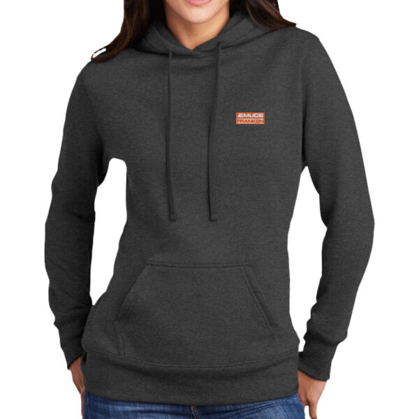 Emuge Franken - ® Ladies Core Fleece Pullover Hooded Sweatshirt Thumbnail