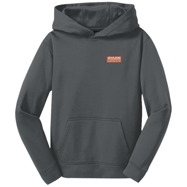 Emuge Franken - Youth Sport Wick ® Fleece Hooded Pullover Thumbnail
