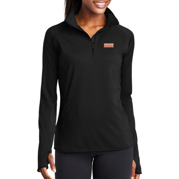 Emuge Franken - Ladies Sport Wick ® Stretch 1/2 Zip Pullover Thumbnail